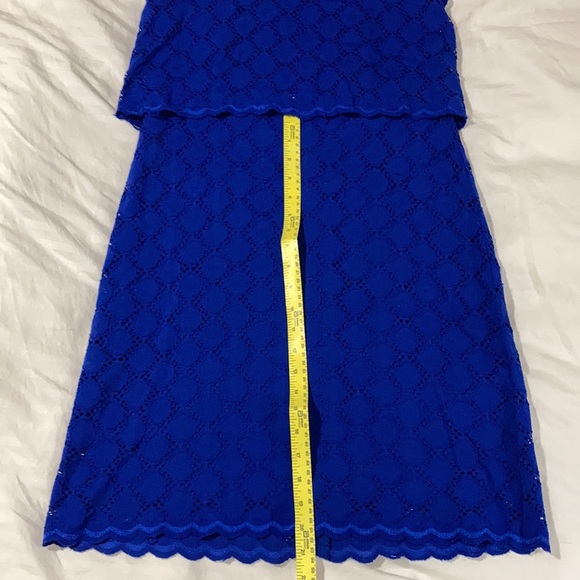 Royal blue knee length dress - Picture 6 of 13